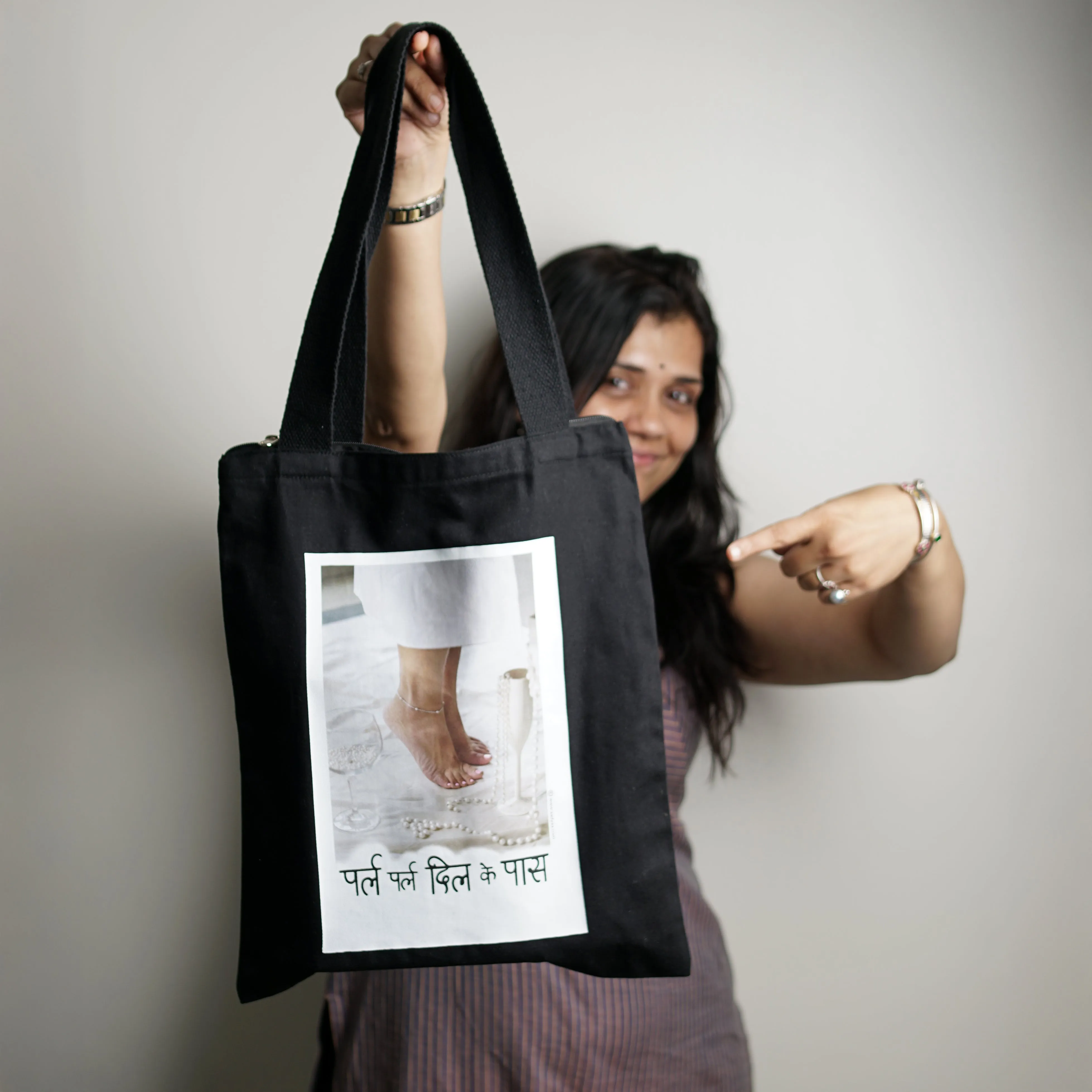 Aadyaa's Tote Bag with Zip