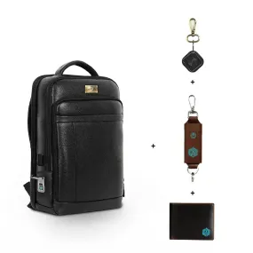 Adventure Smart Combo: BagPack, Wallet, keychain and BagTag Set