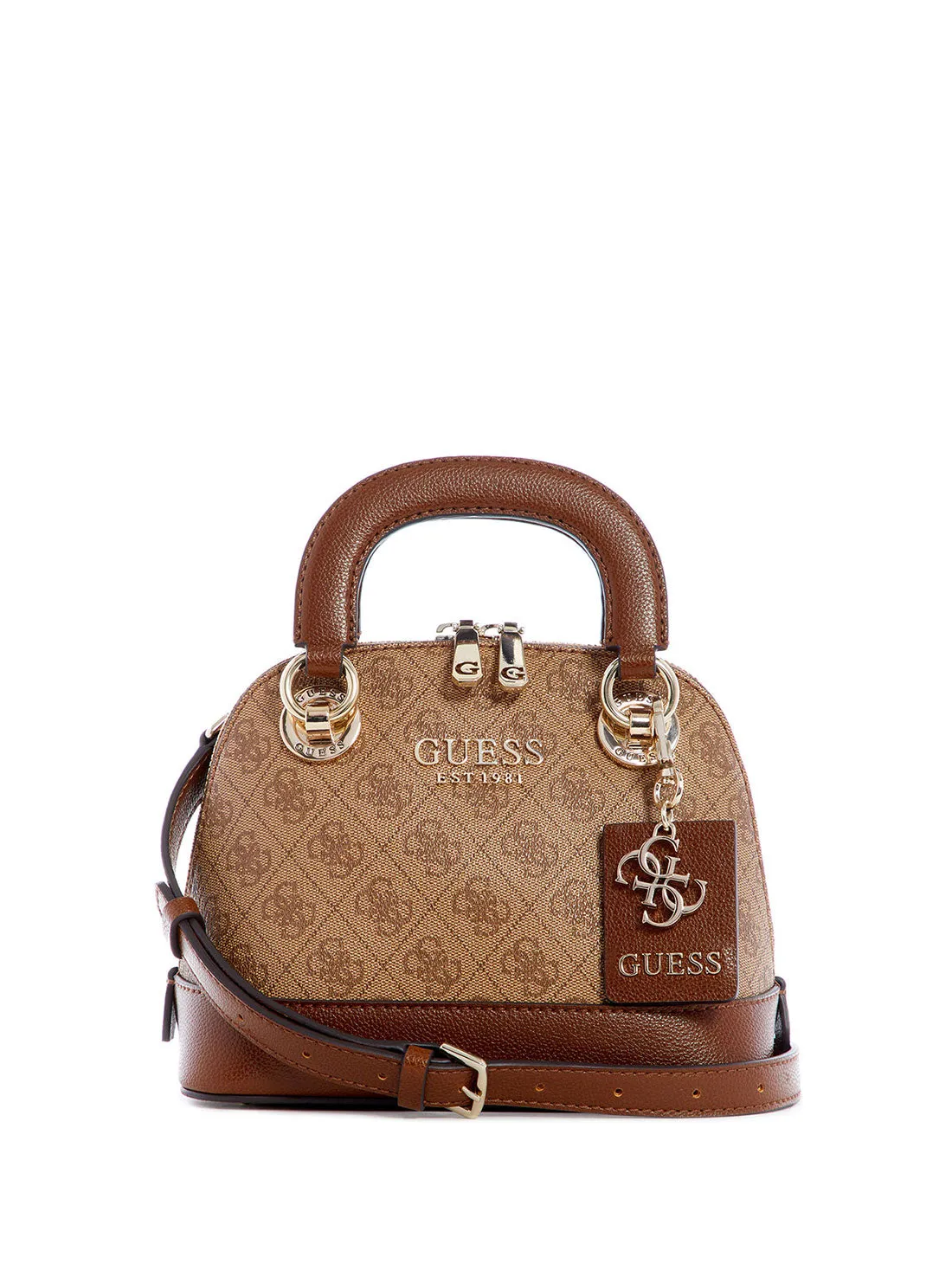 Brown Cathleen Small Dome Satchel