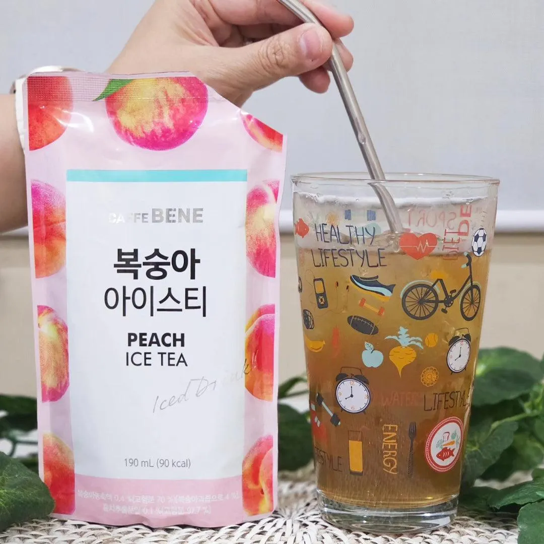 Caffe Bene Peach Ice Tea Drink - 190ml