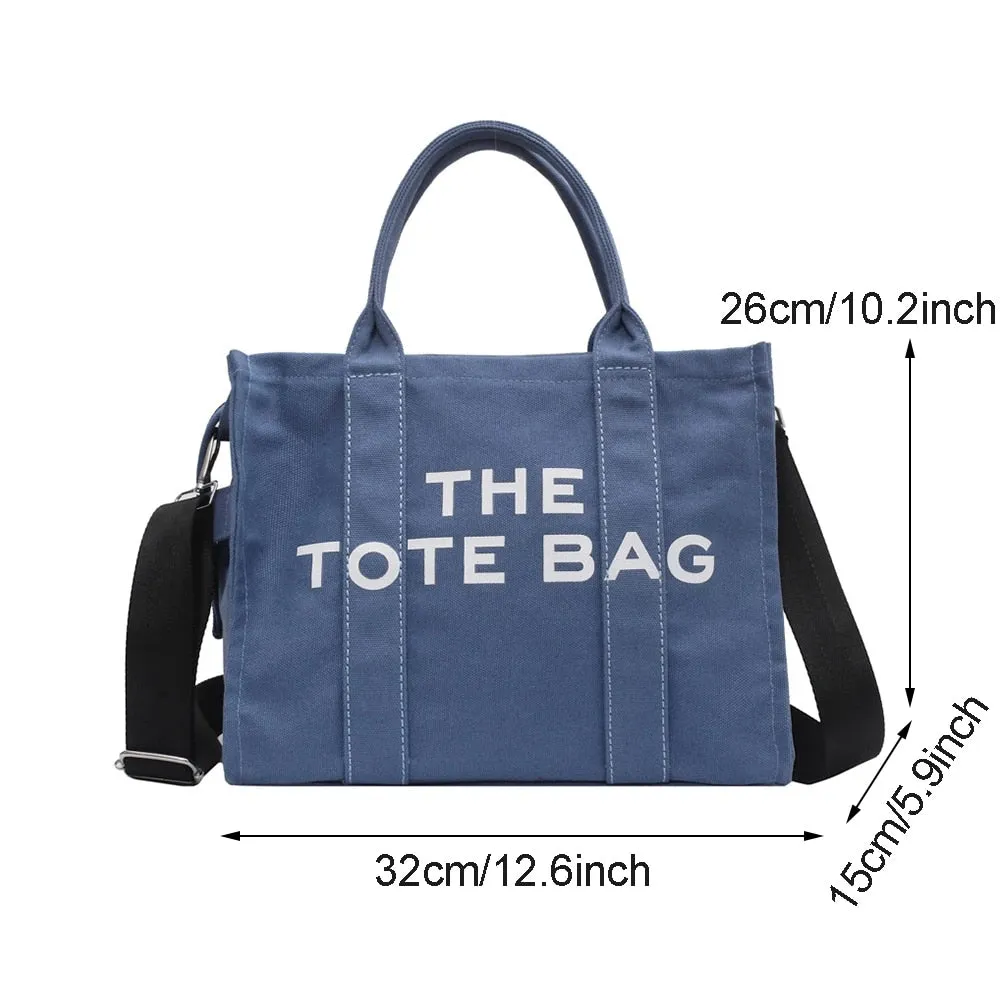 Casual Canvas Large Capacity Tote Bag