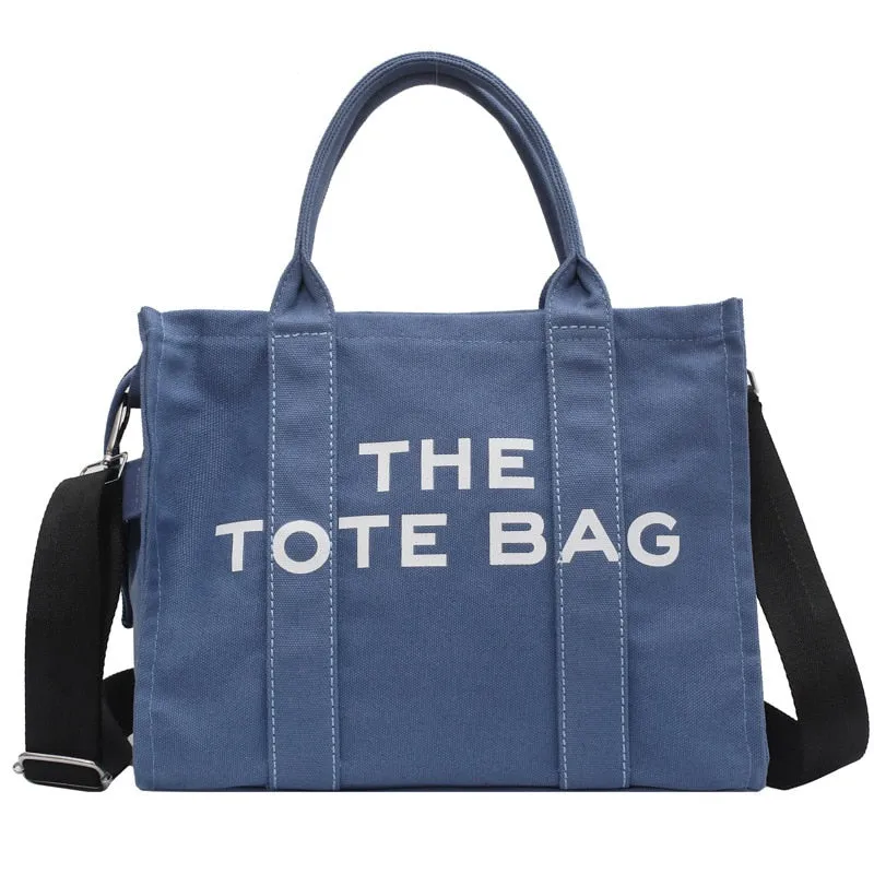 Casual Canvas Large Capacity Tote Bag