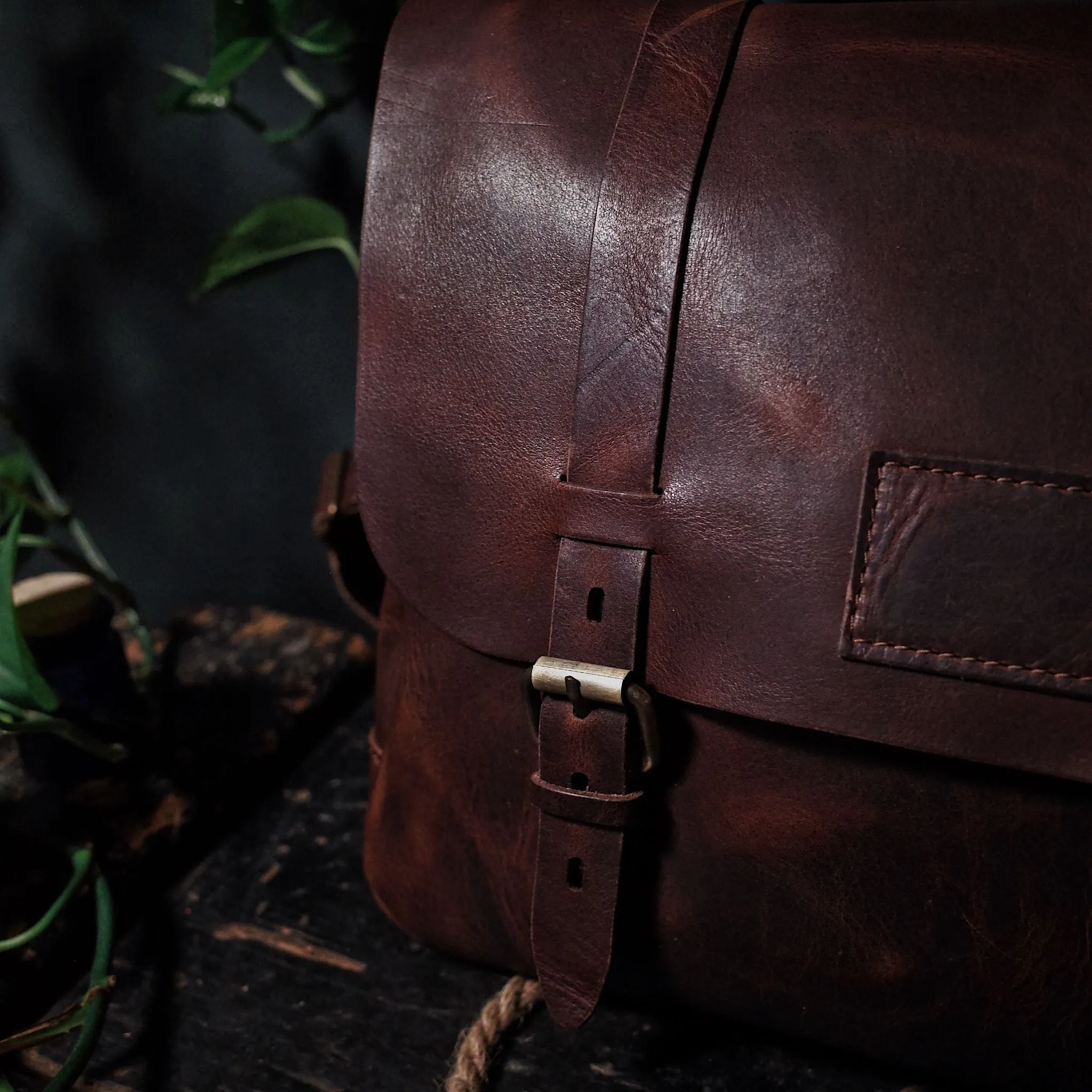 Champlain Leather Satchel – Dark Brown Edition