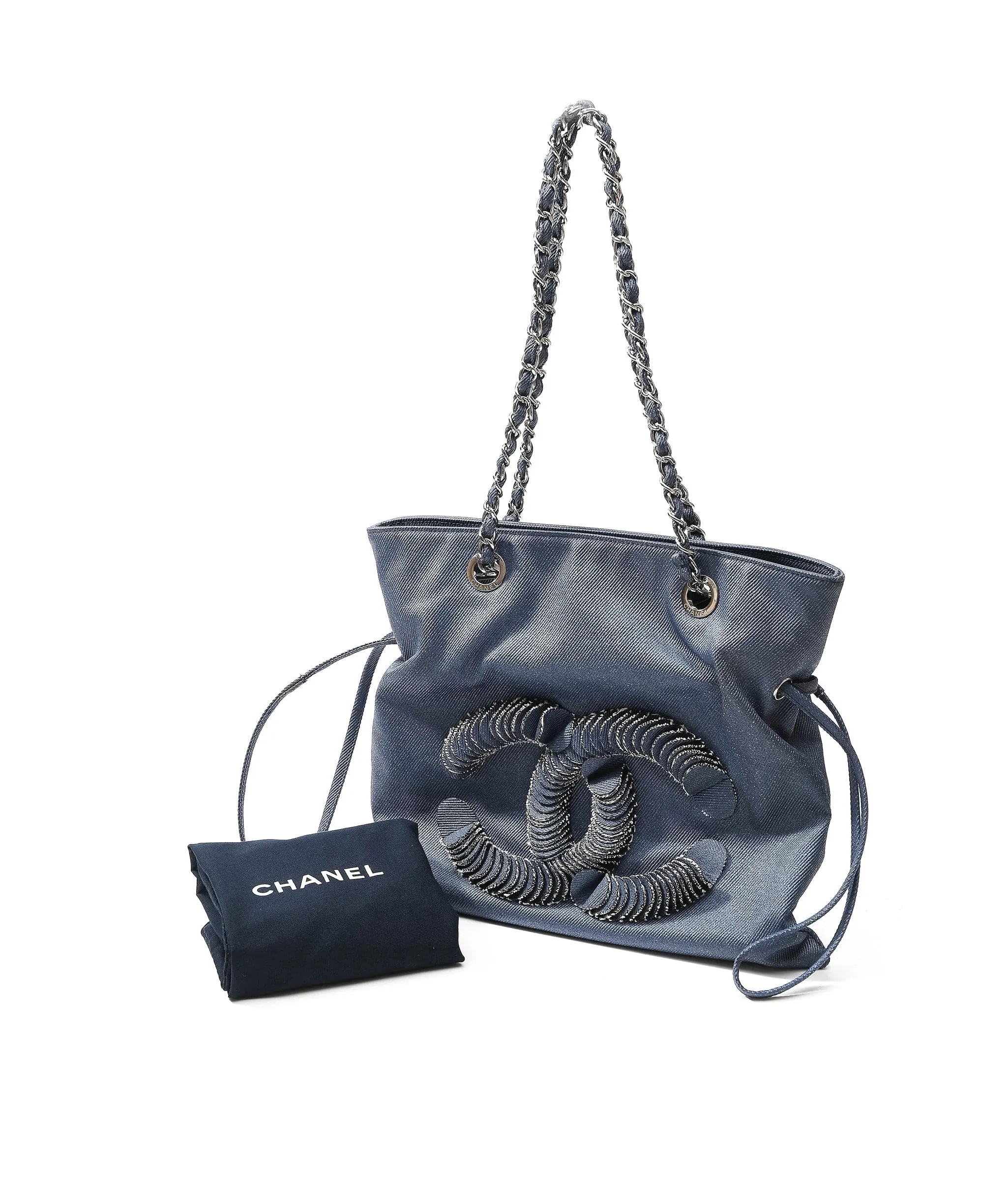 Chanel CC Denim Shoulder Tote SYL1021