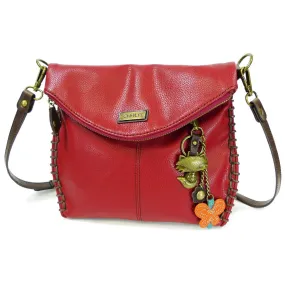 Charming Crossbody Bag Chala PU Leather- Burgundy (Burgundy Fox)