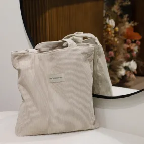 Corduroy Tote Bag