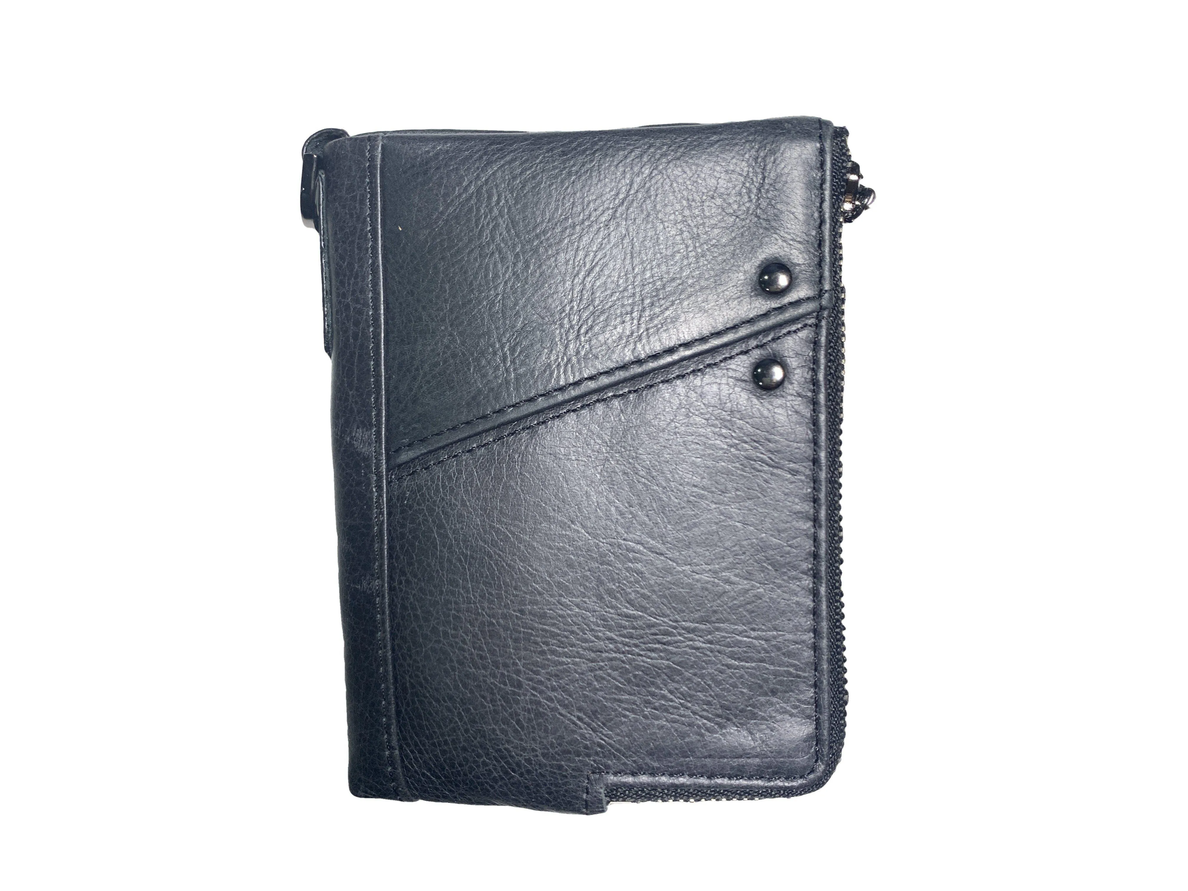 Dire Black Genuine Leather Wallet