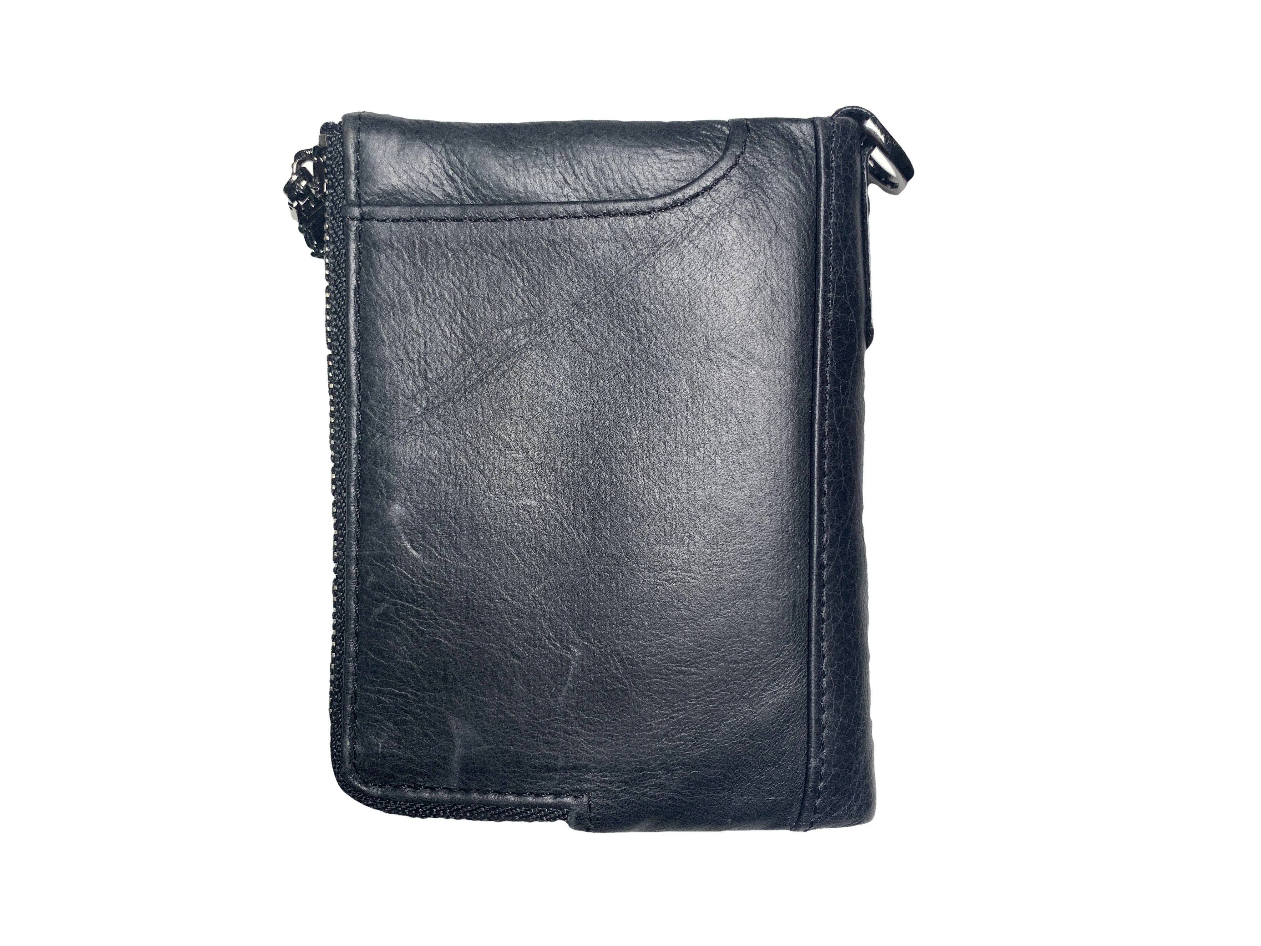 Dire Black Genuine Leather Wallet