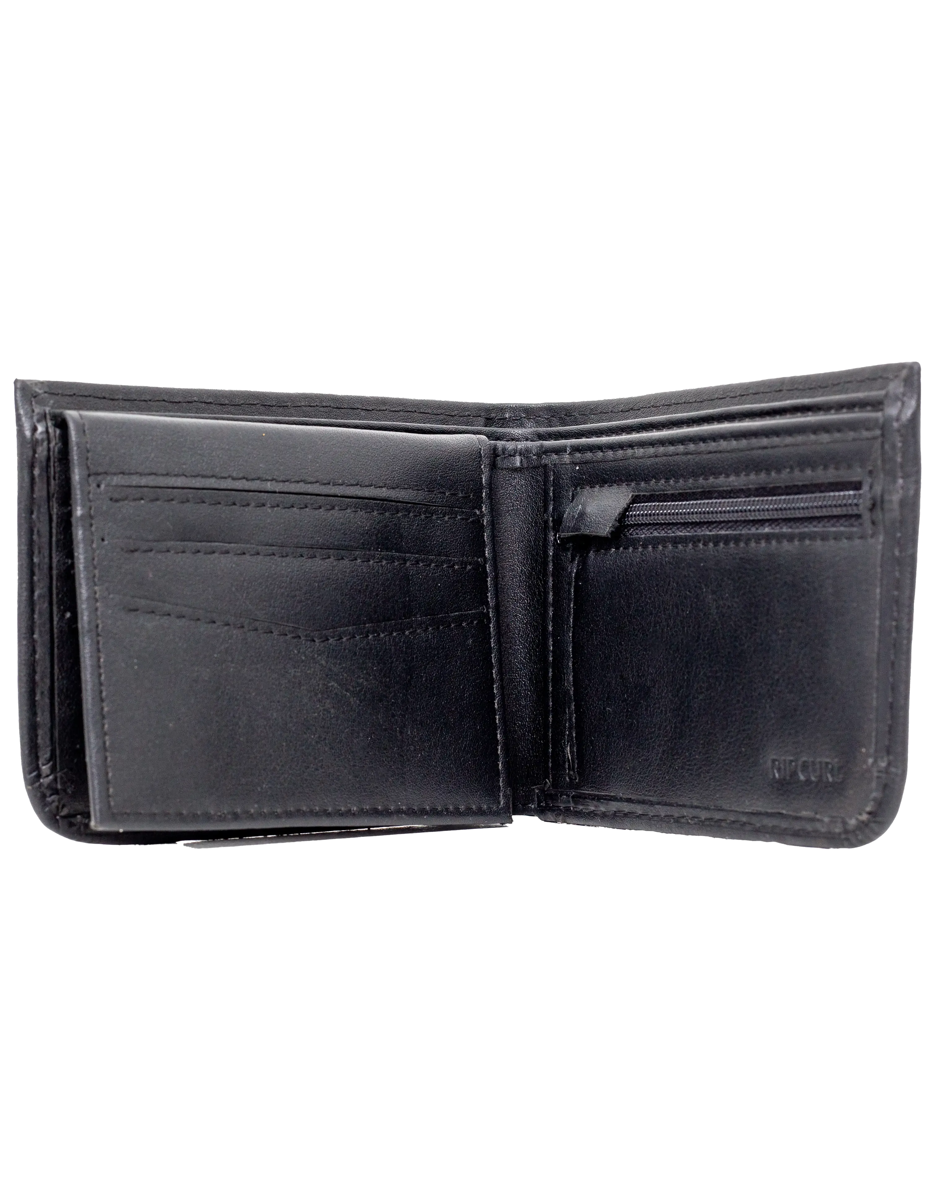 Embossed Wallet in Black