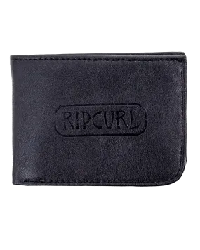 Embossed Wallet in Black