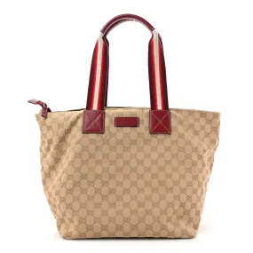 Gucci Gg Large Web Handle Bucket Tote