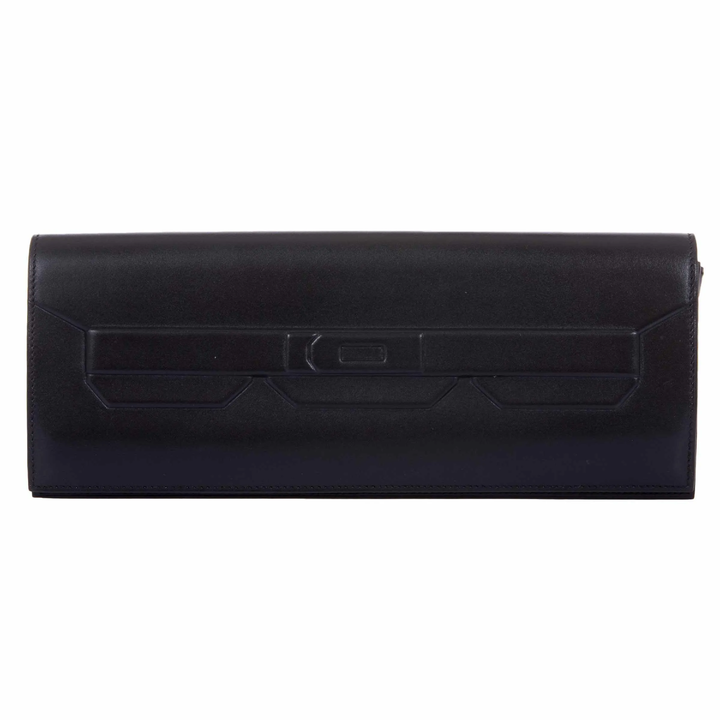 Hermès Kelly "Shadow" Clutch Evercalf Long