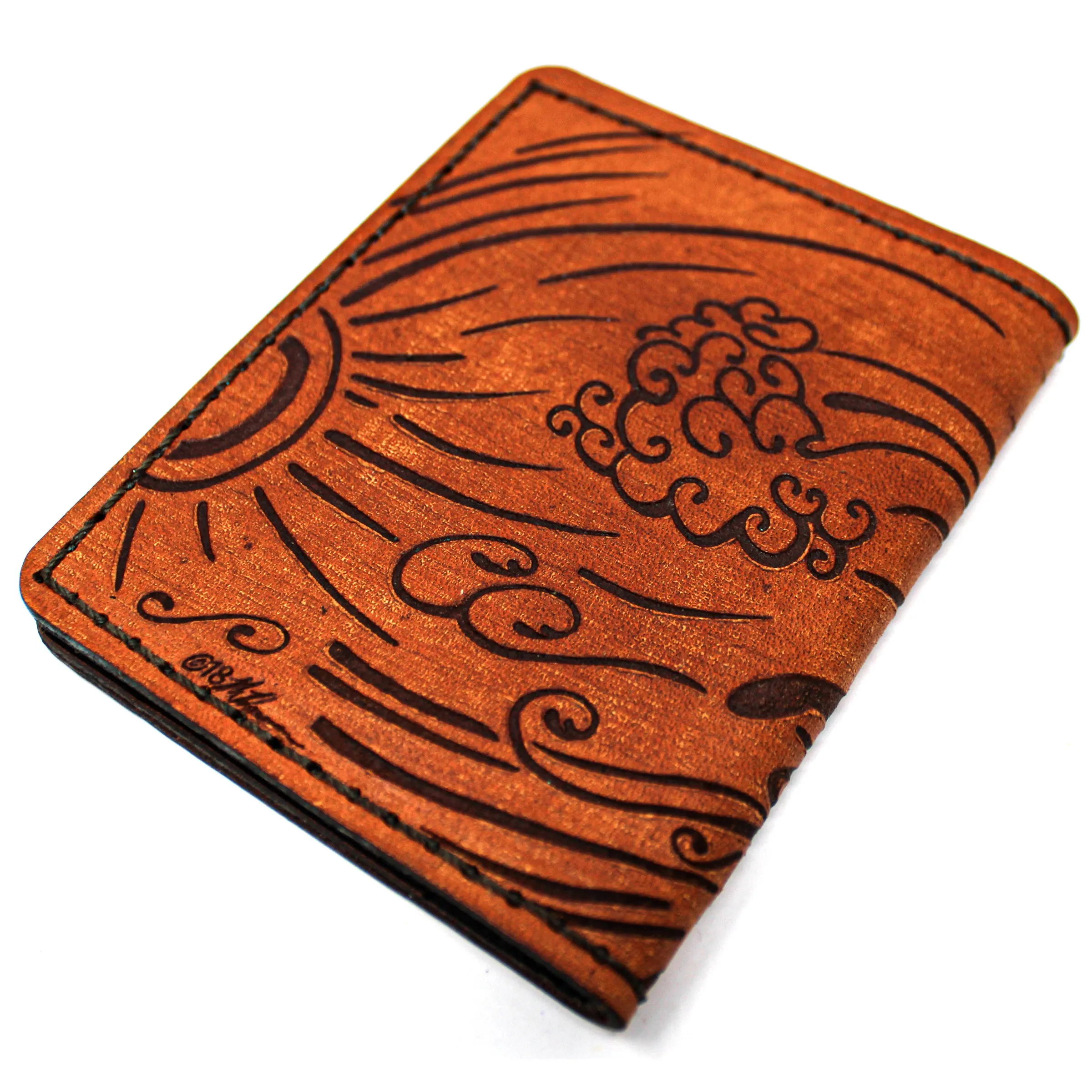 Leather Original Mens Wallet - Surfer Flow