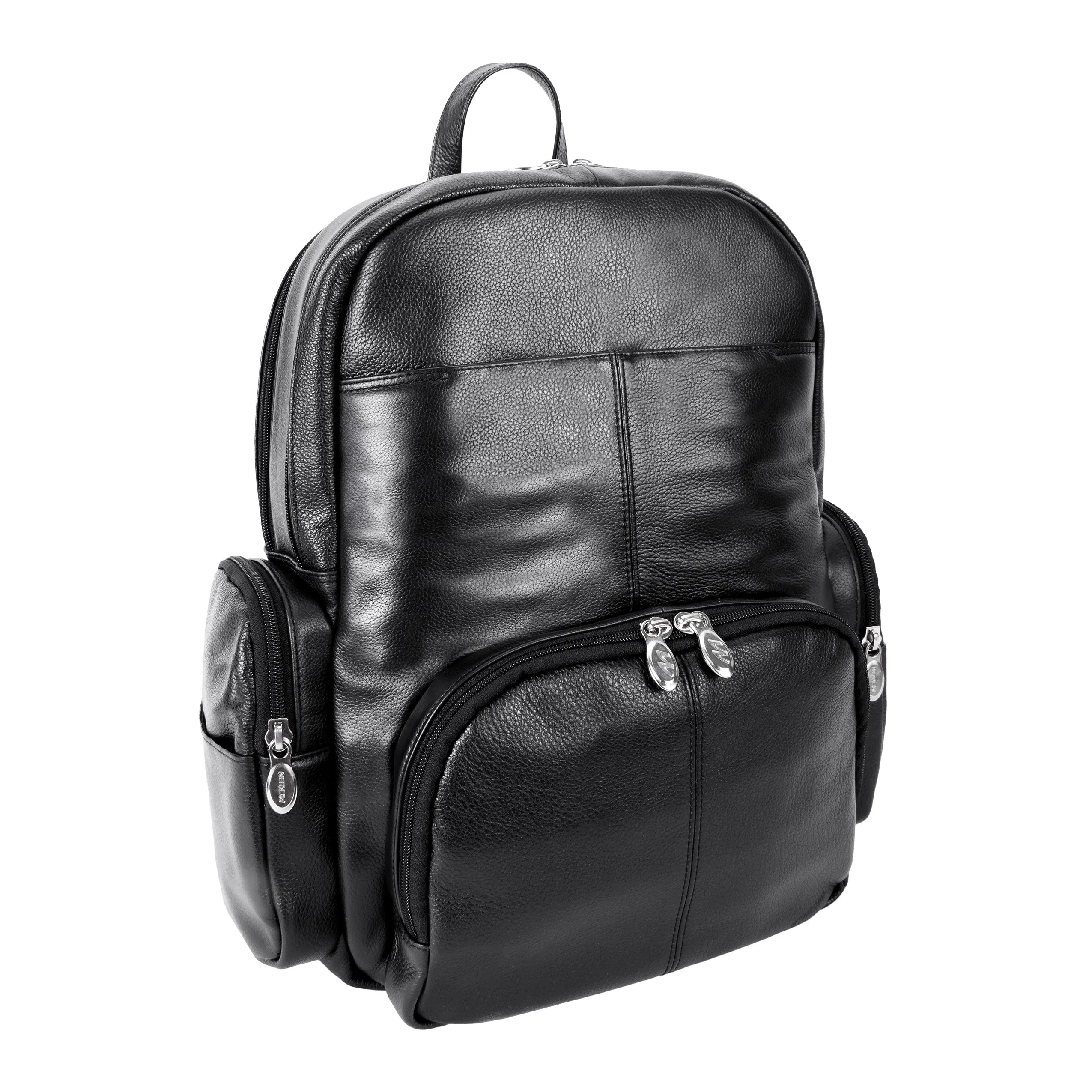 McKlein CUMBERLAND 15" Leather Dual Compartment Laptop Backpack