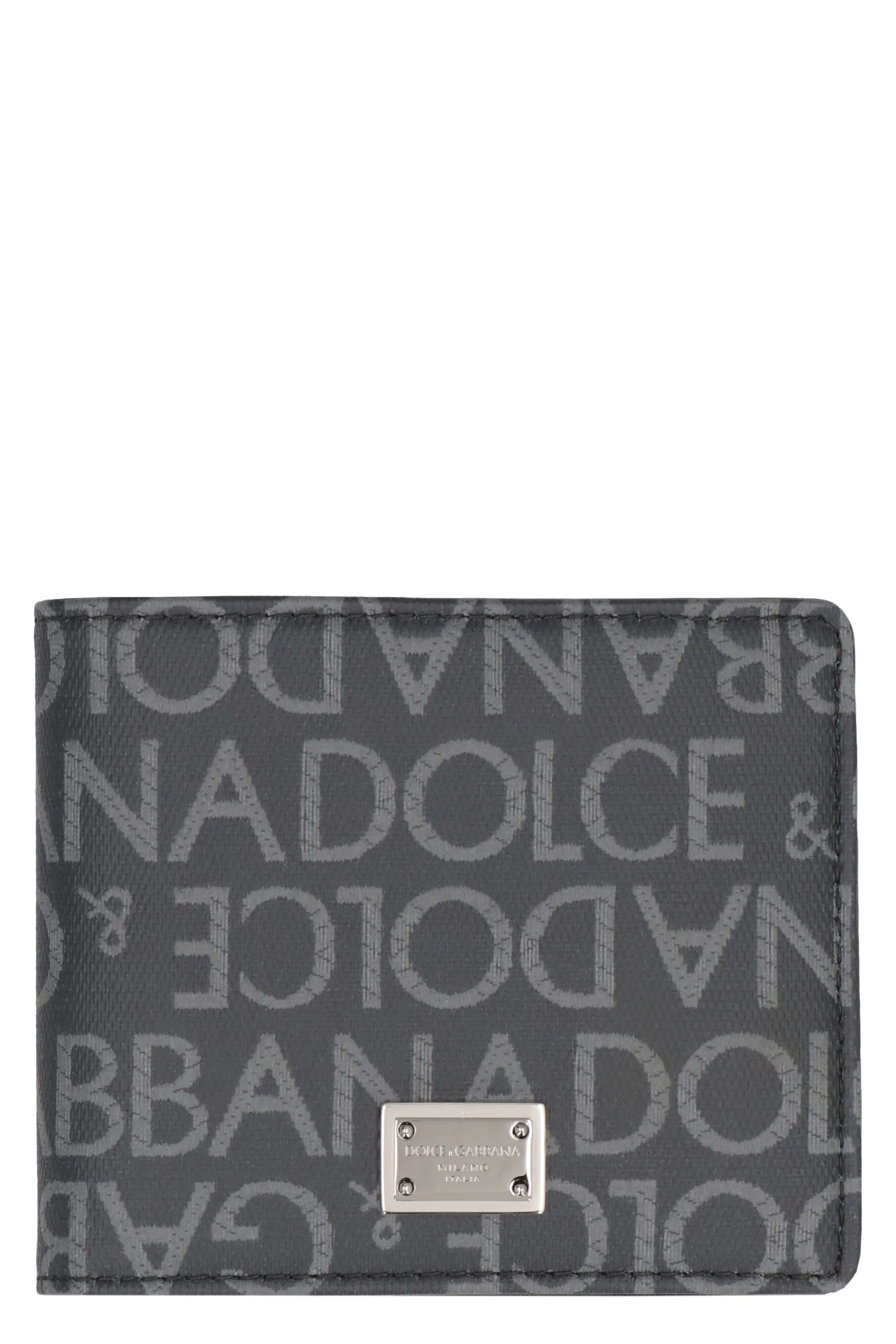 Men's All-Over Logo Wallet in Black | BP1321AJ705 Color 8B969