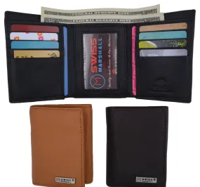 Men's Classic Trifold RFID Security Blocking Slim Credit Card ID Premium Leather Wallet RFIDGT1107LGP