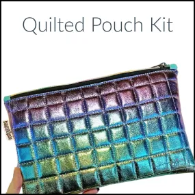 Quilted Soft Vinyl Zipper Pouch KIT