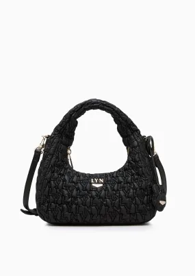 Roslyn Quilted Handbag Black