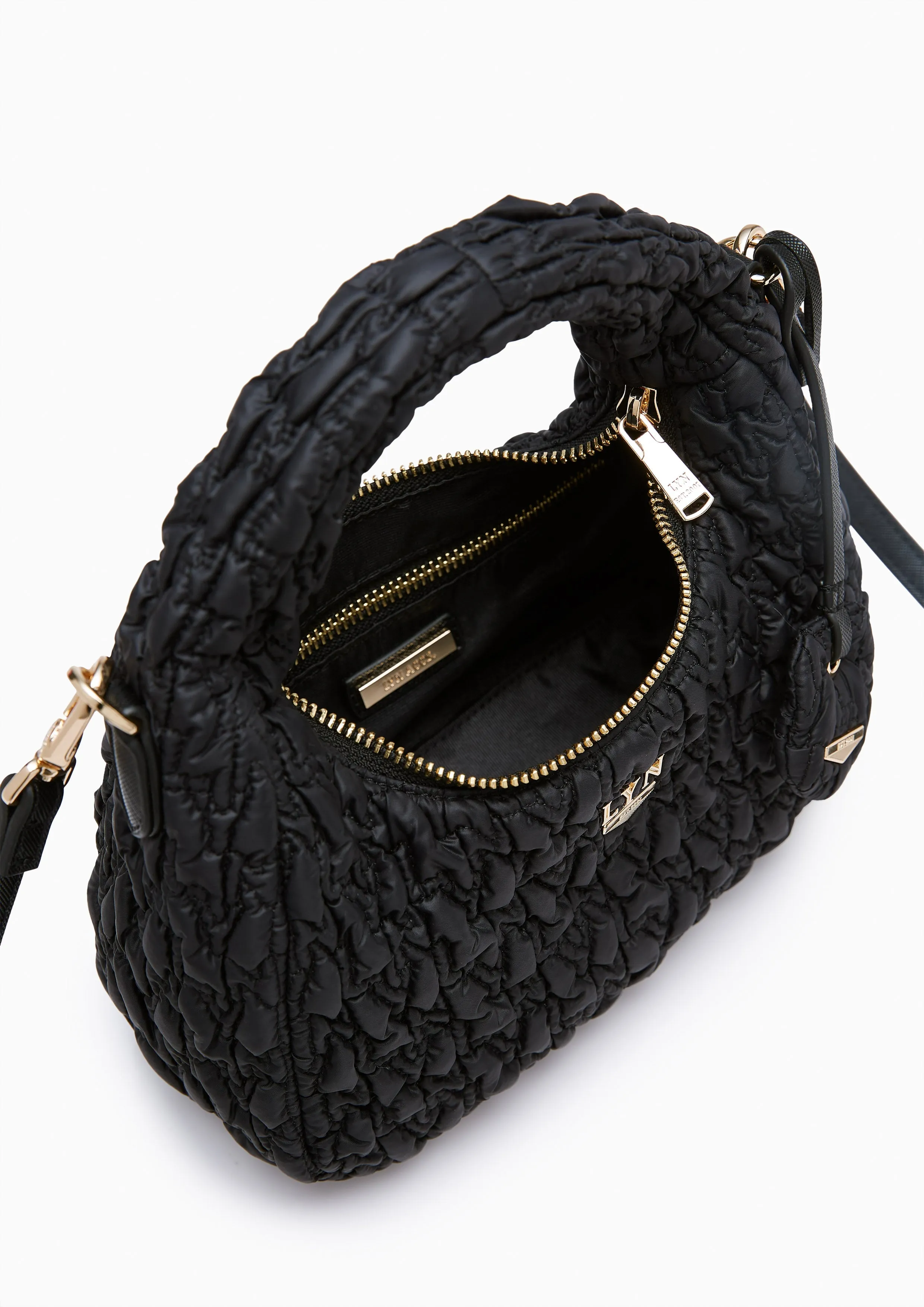 Roslyn Quilted Handbag Black