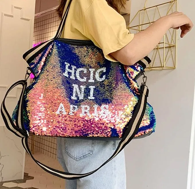 Sequin  Casual Tote Bags