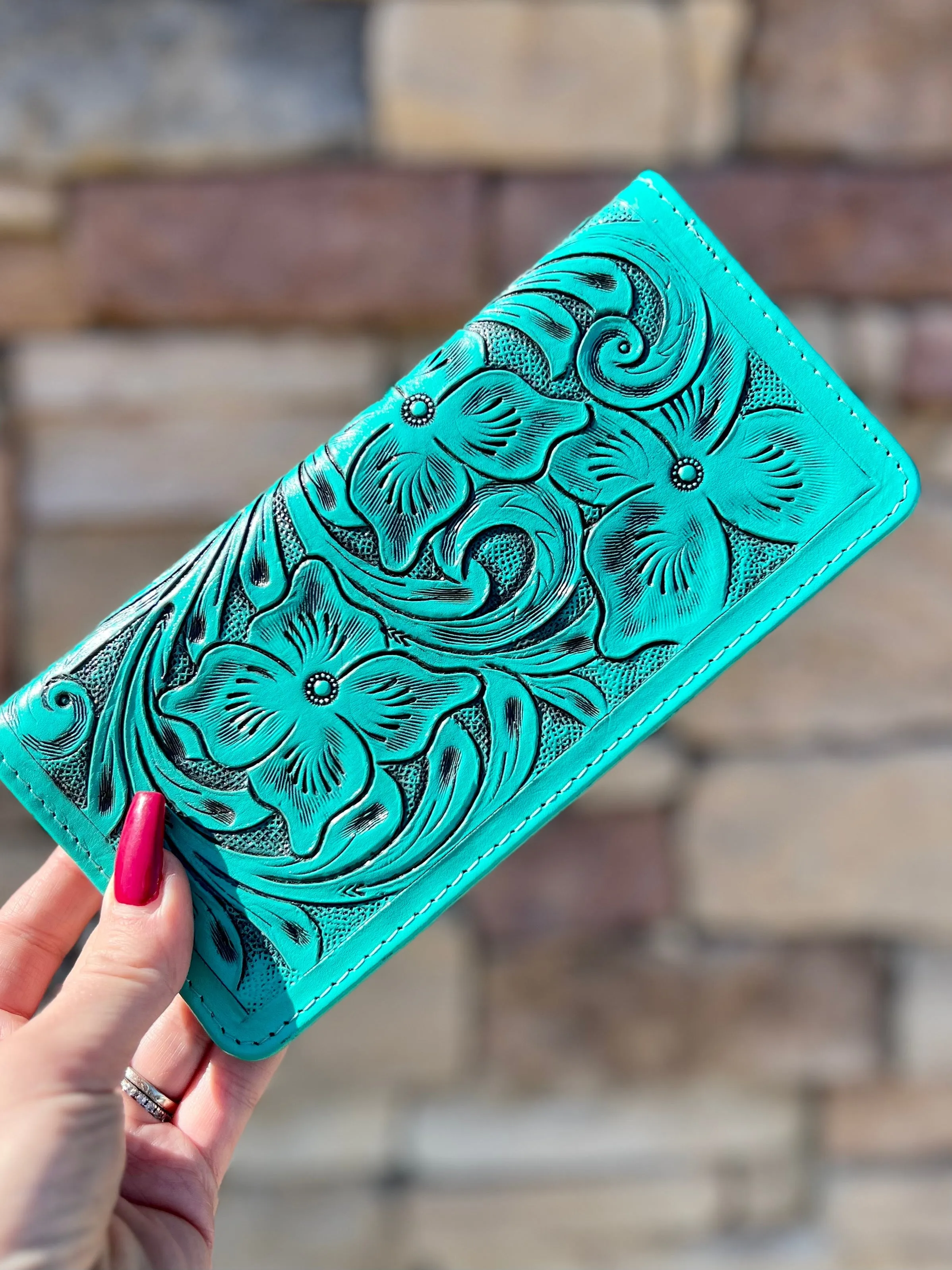 Silver/Turquoise Darling Wallet