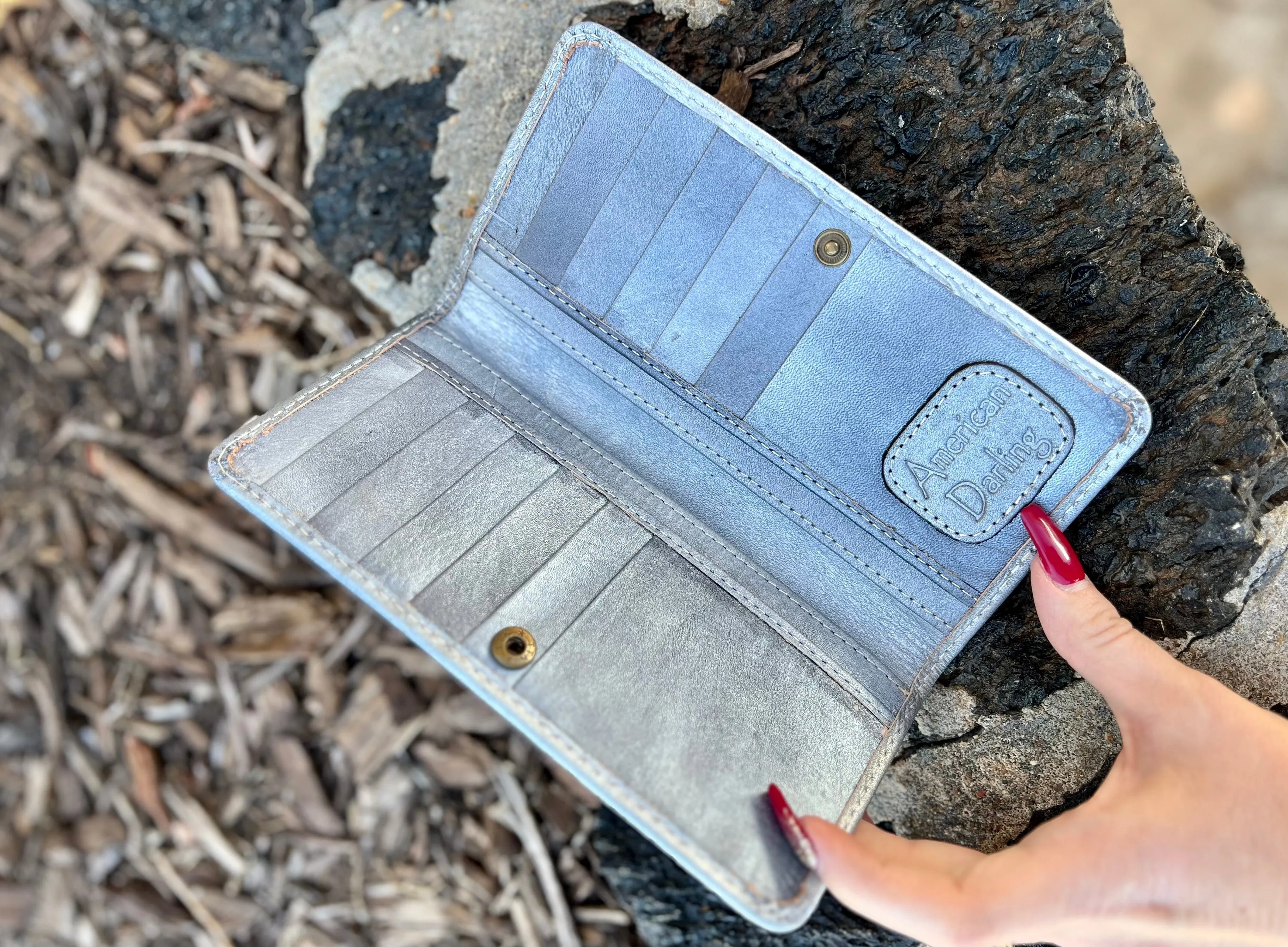 Silver/Turquoise Darling Wallet