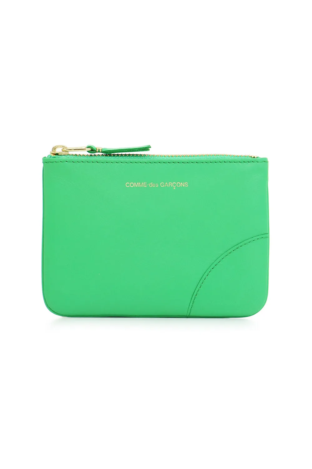 SMALL CLASSIC LEATHER POUCH GREEN