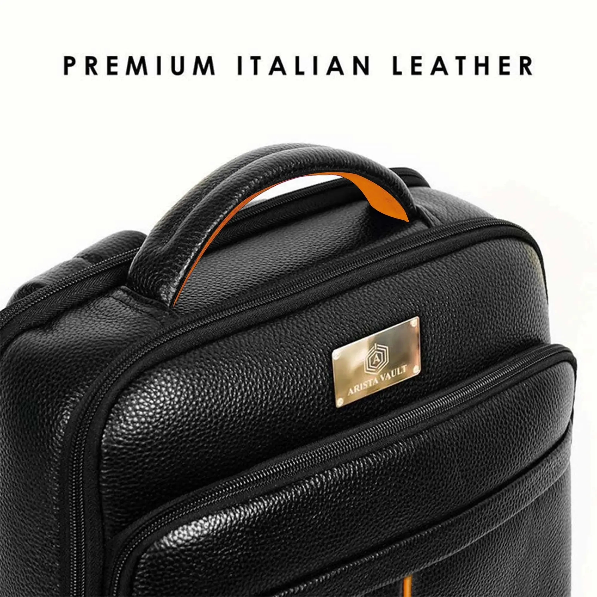 Smart-Pac Fingerlock Backpack Black - Orange