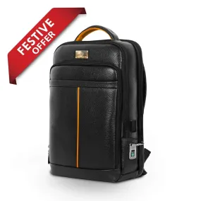 Smart-Pac Fingerlock Backpack Black - Orange