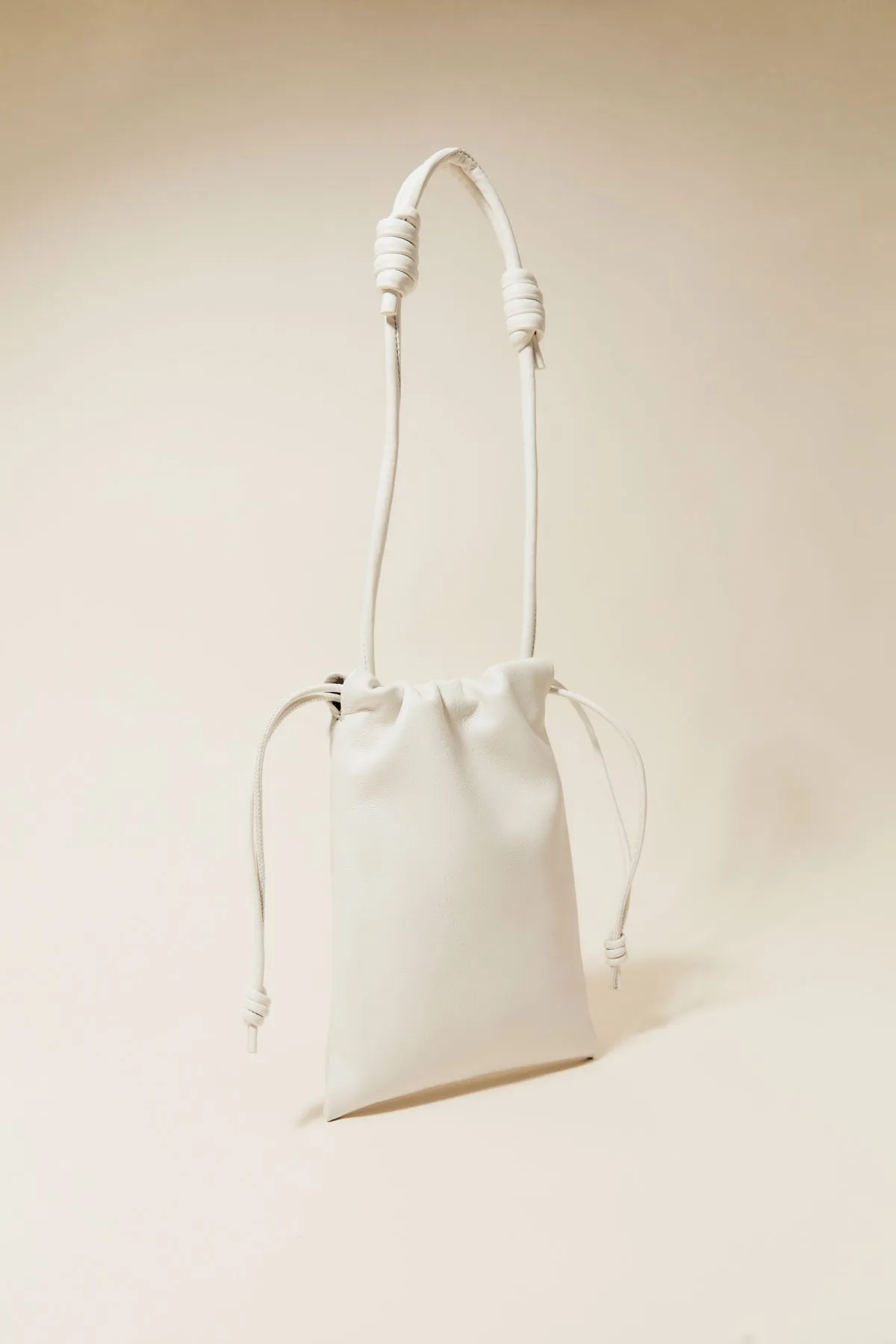 Soft Drawstring Pouch - Tofu