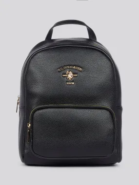 U.S. Polo Assn. Womens Stanford Backpack in Black