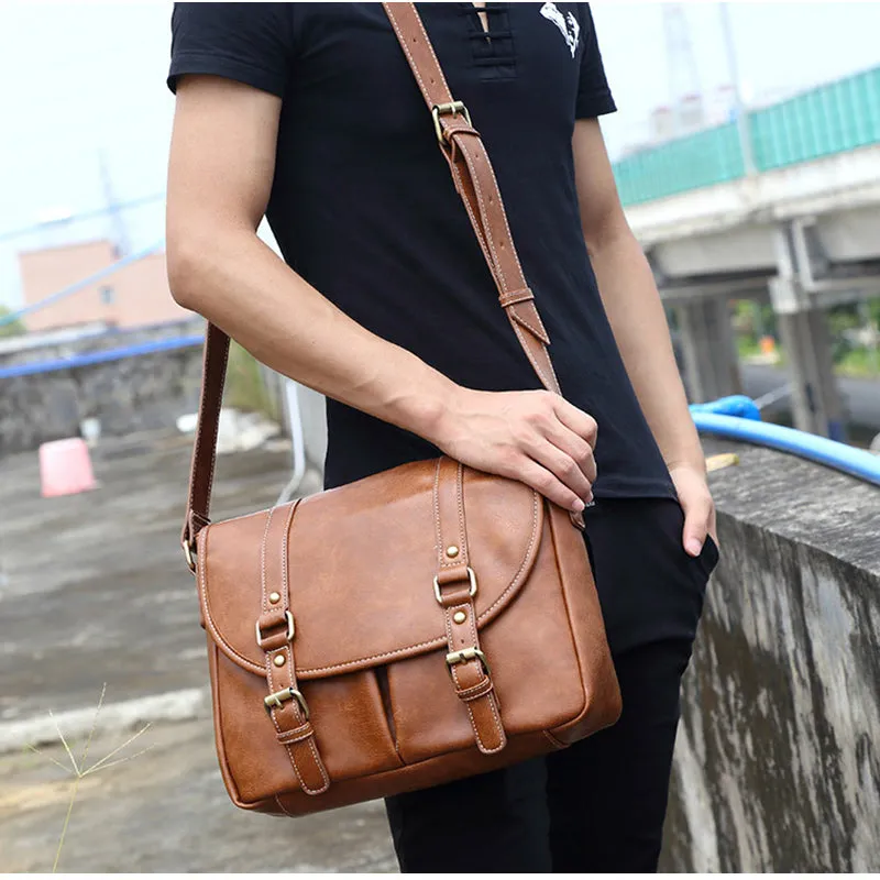 West Louis™ Brand Leather Briefcase