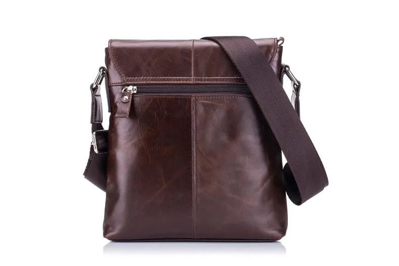 West Louis™ Genuine Leather Vintage Crossbody Bag