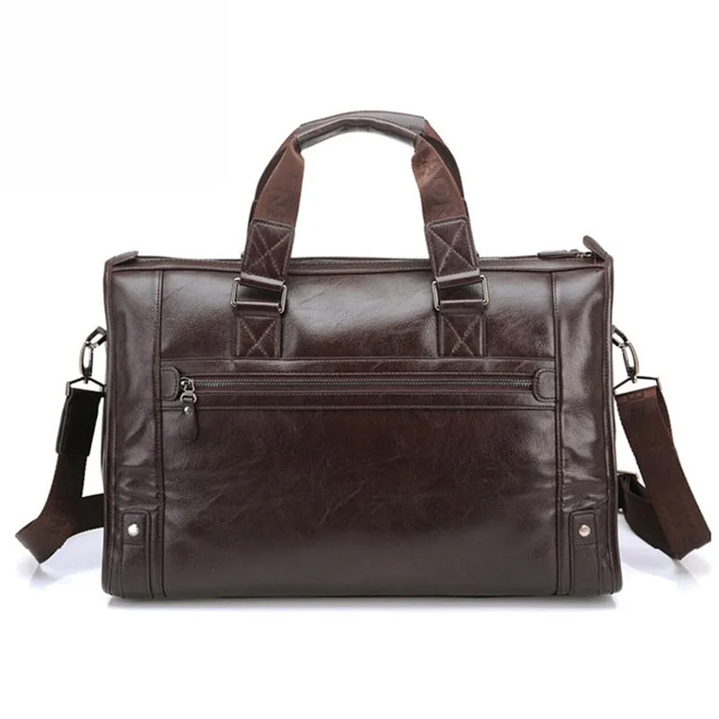 West Louis™ High Capacity Business Leather Briefcase