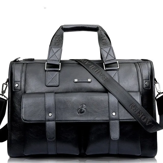 West Louis™ High Capacity Business Leather Briefcase