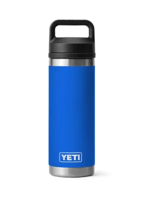 YETI Corporate Blue Rambler Bottle 18 Oz Chug YRAMB18C 